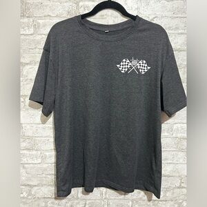 Gray Graphic Tee Shirt